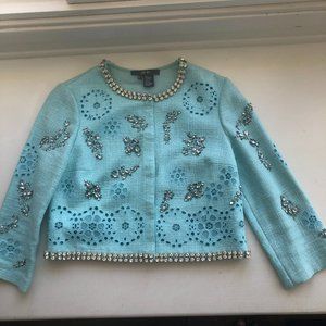 Carlisle/Per Se "Elegant" Beaded Mint Colored Jacket